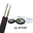 Single Mode Unarmored Outdoor Fiber Optical Cable GYTC8Y Overhead Aerial Figure 8 Fiber Optical Cable