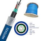 Factory LSZH MGTSV33 Steel Wire Armored Mining Optical Fibre Cable Flame Retardant G652D Blue Optical Cables For mines