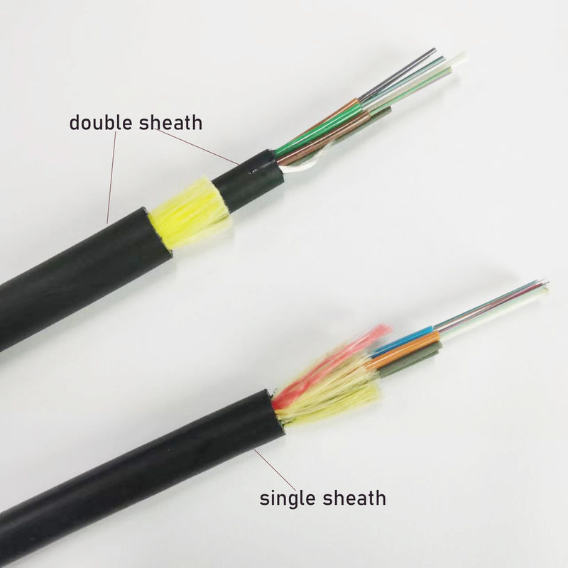 ADSS Aerial Fiber Cable Cable  24 48 Core Outdoor Fiber Optic Cable
