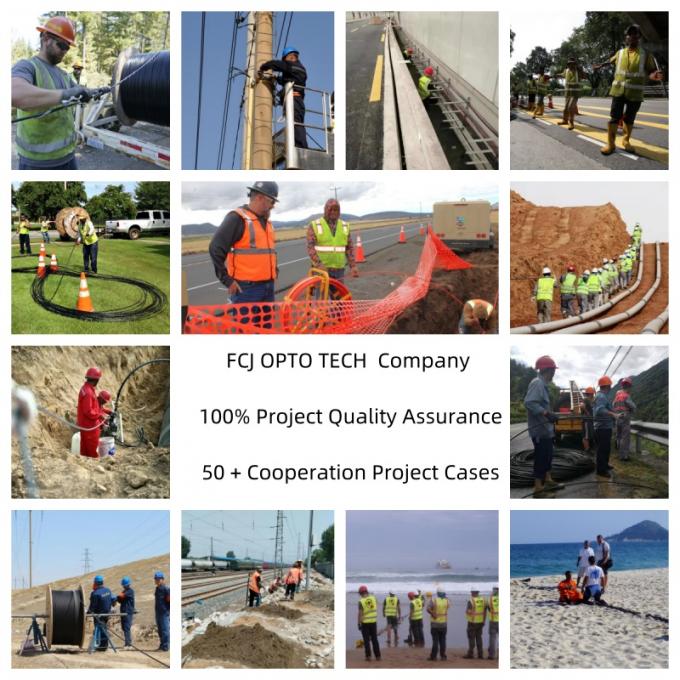 ফাইভ ইনডোর আউটডোর GJYXCH অপটিক্যাল ফাইবার ড্রপ ক্যাবল FRP 1 2 4 কোর ফাইবার অপটিক ক্যাবল 0