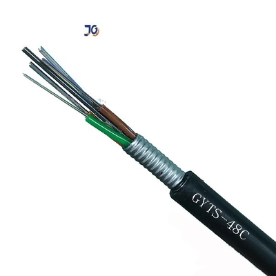 outdoor singlemode 12/24/48/96c overhead arerial GYTS Fiber Optic Cable