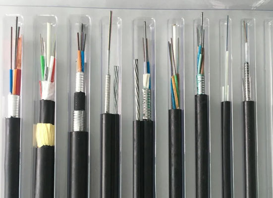 Aerial Overhead GYFTS Fiber Optical Cable 4km/drum G652d Manufacturer Supplier 24 Core Single Mode Fibre Optic Cable