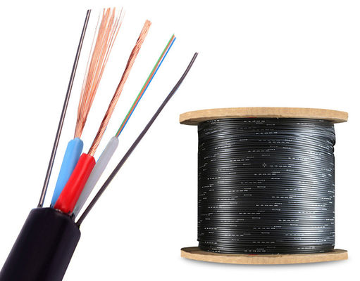 OEM Composite Fibra Cable Customized Outdoor Optical Fiber + Power cable 4 8 12 24 Core Hybrid Power Fiber Optical Cable