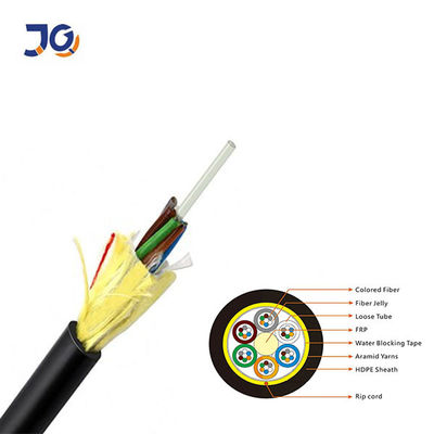 Good Quality Factory Price 24Core 48Core SM G652D Single-Sheath All-Dielectric ADSS Aerial Fiber Optic Cable