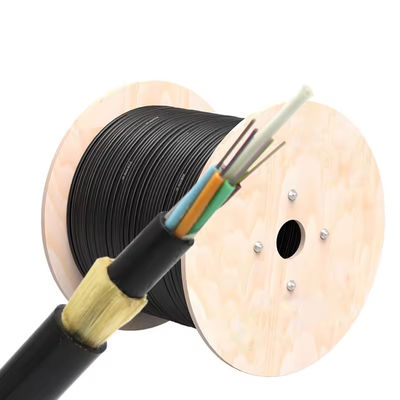 গুণমান  ADSS Fiber Optic Cable Single Mode G652D Double Jacket Outdoor Aerial Self Supporting Telecom Cable কারখানা