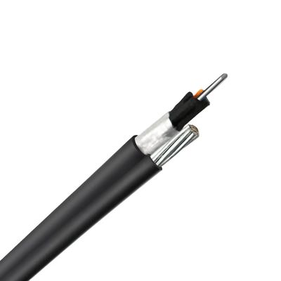 গুণমান  GYTC8S Figure 8 Fiber Optic Cable 24 Core Self Supporting Aerial Communication Cable কারখানা