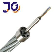 গুণমান  OPGW Optical Power Ground Wire Fiber Optic Cable 24 48 Core for Power Transmission Systems কারখানা