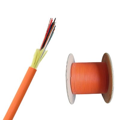 গুণমান  GJFJV Multi Mode 6 12 24 Core High Performance Tight Buffered Indoor Optical Cable কারখানা