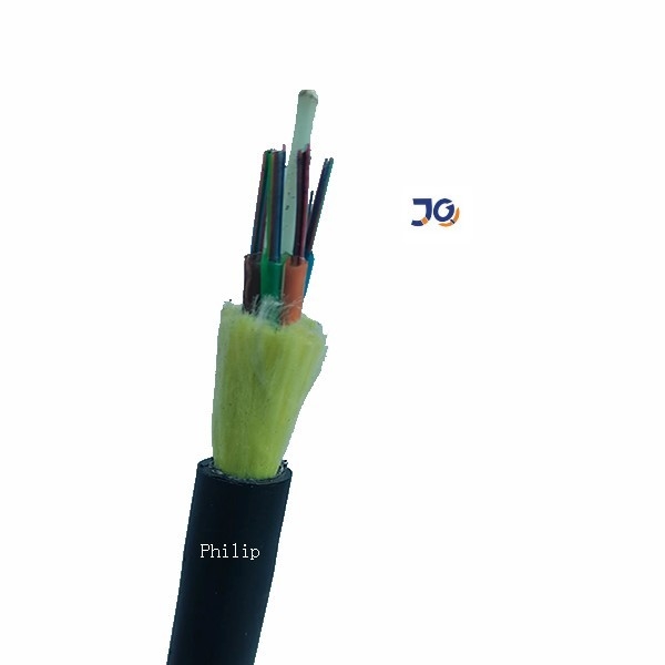 No Metal All Dieletric Self - Supporting ADSS Singlemode Fiber Optic Cable HDPE Sheathed With Yarn