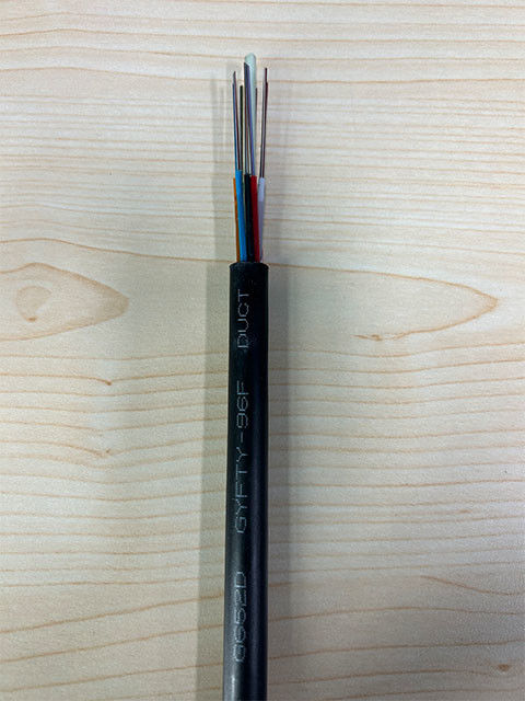 Fiber Optic G652D 24 48 96 Core Optical Cable GYFTY Underground Pipe Fiber Optic Cable