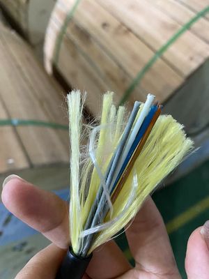 ADSS ফাইবার অপটিক কেবল 24F 100M স্প্যান এরিয়াল ফাইবার অপটিক ADSS কেবল