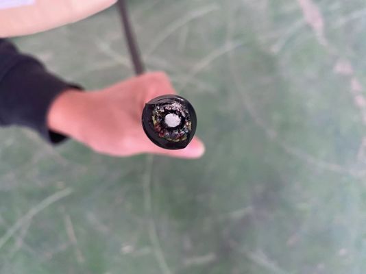 96 কোর এডিএসএস আউটডোর অল ডায়েলক্ট্রিক এয়ার ক্যাবল আরামিড ইয়ার্ড সহ ফাইবার অপটিক এডএসএস ক্যাবল