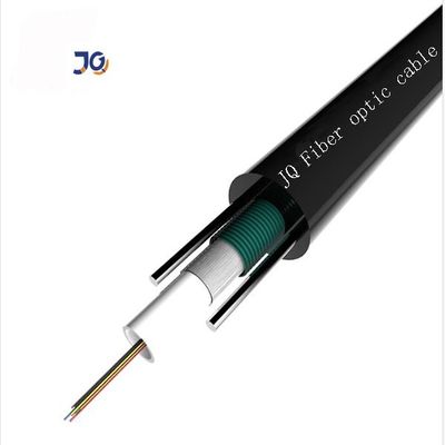 দুটি সমান্তরাল ইস্পাত তারের শক্তি সাঁজোয়া সিঙ্গেলমোড GYXTW GYFXTY ফাইবার অপটিক কেবল