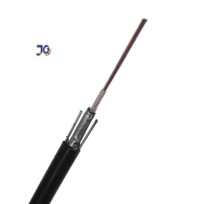 Singlemode G652D সাঁজোয়া দুই ইস্পাত তারের শক্তি GYXTW ফাইবার অপটিক কেবল