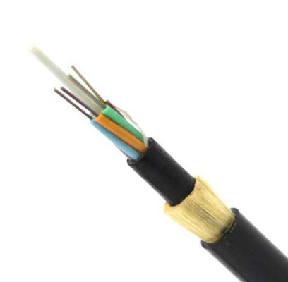স্প্যান 50m এরিয়াল ফাইবার কেবল ADSS 6 8 Core 12 24 48 Core Outdoor Fiber Optic Cable