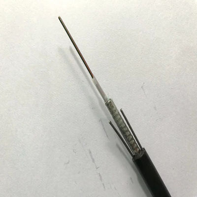 12 কোর ফাইবার অপটিক ক্যাবল আউটডোর G652D G657A ওভারহেড বর্মযুক্ত ফাইবার অপটিক ক্যাবল GYXTW