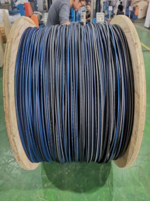 দীর্ঘ দূরত্বের যোগাযোগ আউটডোর এরিয়াল স্টিলের তারের জোরদার GYXTY 1km Armored ফাইবার অপটিক ক্যাবল পাতলা