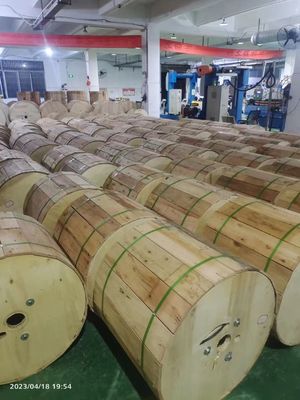 ADSS 12 24 48 কোর স্প্যান 100m 200m আরমিড ইয়ার্নস আউটডোর ফাইবার অপটিক কেবল