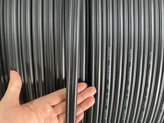 আউটডোর এয়ারলাইন স্থাপন চিত্র 8 কাঠামো 24 কোর ফাইবার অপটিক ক্যাবল GYTC8A