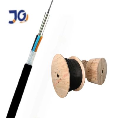 4/6/8/12/24 কোর এক-মোড মাল্টি-মোড অপটিক্যাল ফাইবার GYTY স্ট্র্যান্ডড লস টিউব ইস্পাত তারের শক্তি সদস্য