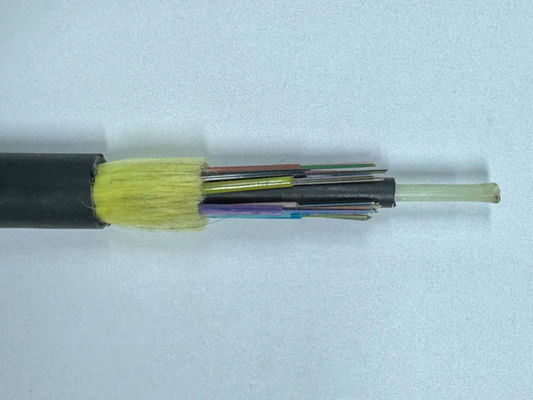 একক মোড আউটডোর ফাইবার অপটিক ক্যাবল G652D বায়ু মিনি ADSS জন্য একক জ্যাকেট