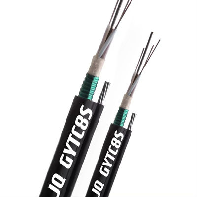 2- 144 কোর সিঙ্গল মোড বর্মড আউটডোর অপটিক্যাল ক্যাবল জিওয়াইএক্সটিসি 8 এস / জিওয়াইটিসি 8 এস এয়ারিয়াল স্ব-সমর্থন চিত্র 8 গঠন