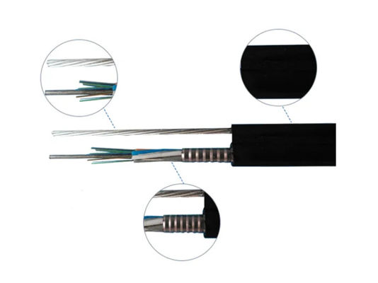 আউটডোর ওভারহেড অপটিক্যাল ফাইবার চিত্র 8 এপিএল বর্মযুক্ত ক্যাবল GYTC8A GYFTC8A