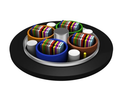 অ্যালুমিনিয়াম টেপ সহ GYDTA স্ট্র্যান্ডড স্তর ফাইবার রিবন অপটিক্যাল ক্যাবল