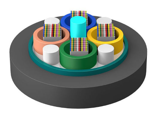 24 48 96 কোর সিঙ্গল মোড আউটডোর রিবন ফাইবার অপটিক ক্যাবল GYDTA GYDTS