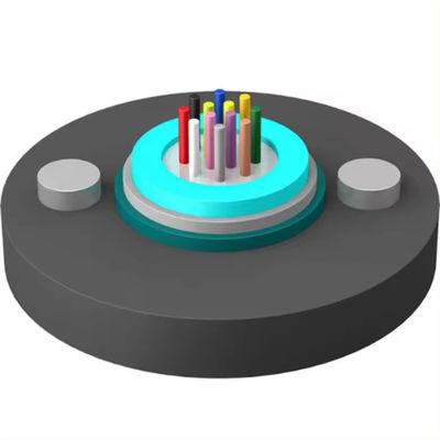 4 6 8 12 24 কোর GYXTZW ইউনিটুব ফ্লেম-রিটার্ডেন্ট ক্যাবল একক মোড আউটডোর ফাইবার অপটিক ক্যাবল এলএসজেডএইচ জ্যাকেট