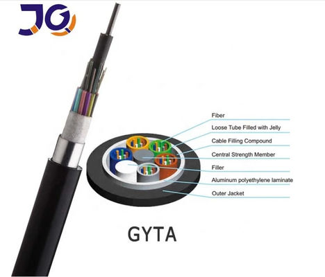 আউটডোর 24 কোর একক মোড ফাইবার অপটিক ক্যাবল GYTA GYTA