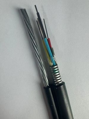 আউটডোর ওভারহেড স্ব-সমর্থন চিত্র 8 ফাইবার অপটিক ক্যাবল GYTC8S GYXTC8S GYFTC8S স্টিল টেপ বর্মযুক্ত ফাইবার অপটিক ক্যাবল