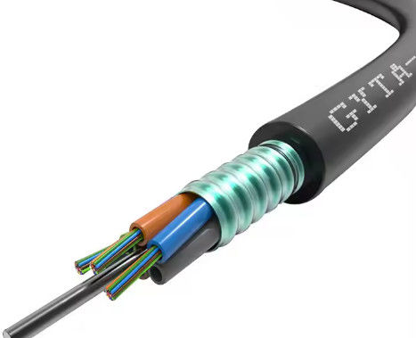 48 72 96 144 288 কোর স্ট্র্যান্ডড লস টিউব অপটিক্যাল ফাইবার ক্যাবল জিওয়াইটিএ জিওয়াইটিএস ডক্ট buried যোগাযোগ ক্যাবল