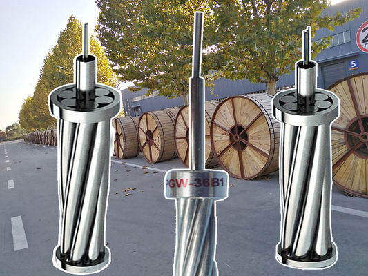 12 24 36 48 72 কোর ওপিজিডব্লিউ ক্যাবল এয়ার ফাইবার অপটিক ক্যাবল ওভারহেড অপটিক ক্যাবল