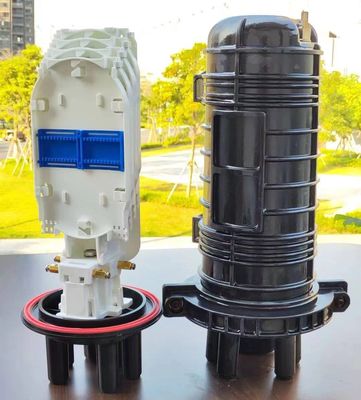 বহিরঙ্গন 12 24 48 কোর গম্বুজ টাইপ বন্ধ ফাইবার তারের যৌথ বাক্স ফাইবার অপটিক স্প্লাইস বন্ধ