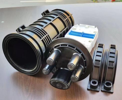 বহিরঙ্গন 12 24 48 কোর গম্বুজ টাইপ বন্ধ ফাইবার তারের যৌথ বাক্স ফাইবার অপটিক স্প্লাইস বন্ধ