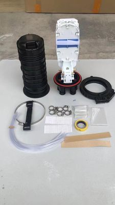 বহিরঙ্গন 12 24 48 কোর গম্বুজ টাইপ বন্ধ ফাইবার তারের যৌথ বাক্স ফাইবার অপটিক স্প্লাইস বন্ধ