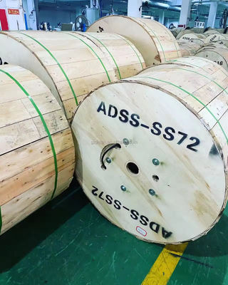 এয়ারিয়াল এডিএসএস G652D G657A1 G657A2 144 কোর সিঙ্গল মোড আউটডোর ফাইবার অপটিক ক্যাবলস