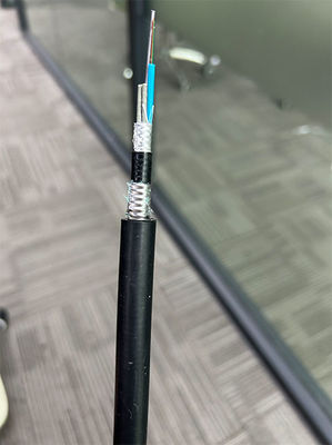 একক মোড G652D 24 48 কোর অপটিকাল সরাসরি কবর ফাইবার অপটিক ক্যাবল GYTA53