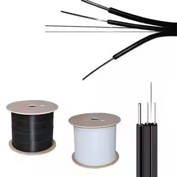 G657a1 G657a2 LSZH জ্যাকেট FTTH ইনডোর আউটডোর ড্রপ ক্যাবল ফাইবার অপটিক ক্যাবল