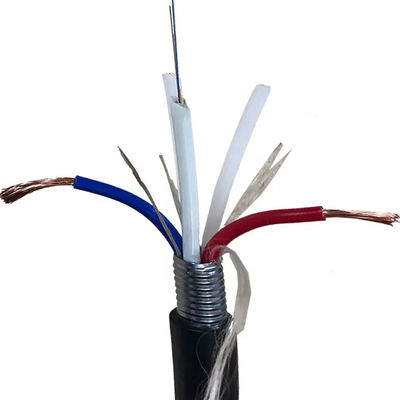 হাইব্রিড FTTH OPLC ফাইবার অপটিক ক্যাবল পাওয়ার এবং ডেটা ট্রান্সমিশন ক্যাবল