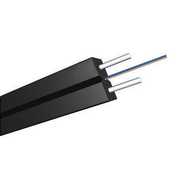 2 কোর ইনডোর FTTH GJXH-2B6 ড্রপ ক্যাবল G657A2 LSZH পিভিসি জ্যাকেট