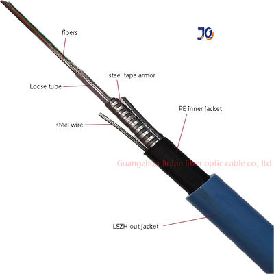 এমজিএক্সটিএসভি অগ্নি প্রতিরোধক অ্যান্টি-রোজ্যান্ট এলএসজেডএইচ সশস্ত্র খনির ফাইবার অপটিক ক্যাবল