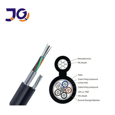 বায়ু একক মোড চিত্র 8 অপটিক্যাল ক্যাবল GYTC8S 12 16 24 48 96 কোর ফাইবার অপটিক ক্যাবল
