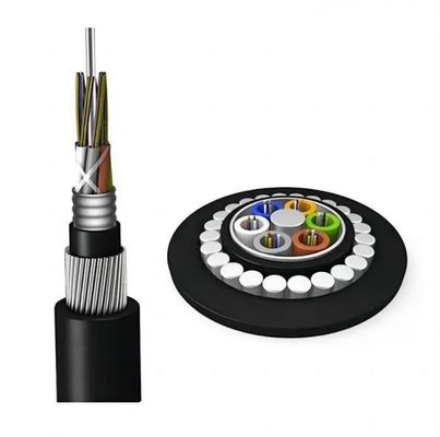 দীর্ঘ দূরত্বের যোগাযোগের জন্য GYTA33 সাবমেরিন ফাইবার অপটিক কেবল 48/96/144 কোর