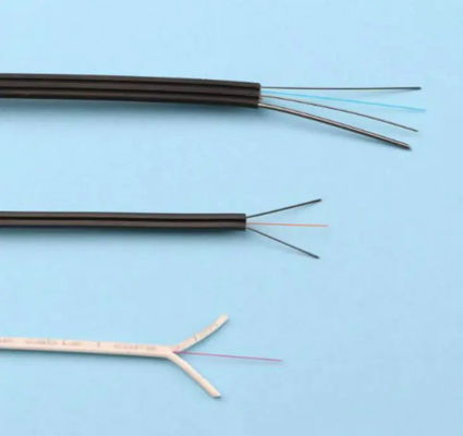 ফাইবার অপটিক ক্যাবল 1 2 4 কোর GJYXCH/GJYXFCH স্টীল ওয়্যার FTTH ড্রপ ক্যাবল G657A আউটডোর জন্য