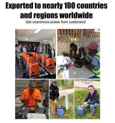 এআই-৯ ফিউশন স্প্লাইসিং ফাইবার ফিউশন স্প্লাইসার অটোমেটিক এফটিটিএইচ ফাইবার অপটিক্যাল ওয়েল্ডিং স্প্লাইসিং মেশিন