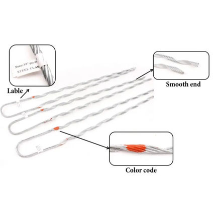 প্রিফর্মড টেনশন ক্ল্যাম্প গাই স্ট্রিপ এডিএসএস ক্যাবল আনুষাঙ্গিক ব্লাড এন্ড গাই গ্রিপ