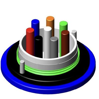 এমজিএক্সটিএসভি এলএসজেডএইচ অগ্নি প্রতিরোধক সাঁজোয়া ফাইবার অপটিক ক্যাবল মাইনিং ডক্ট টেলিযোগাযোগ