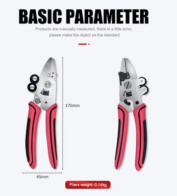 ৯-ইন-১ অপটিক্যাল ফাইবার স্ট্রিপার ফাইবার অপটিক প্লায়ার অপটিক্যাল কেবল স্ট্রিপার